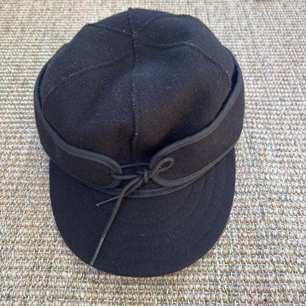 🧢 Stormy Kromer Original 1903 Wool Cap | Size 7 1/4 | Black | Made in USA